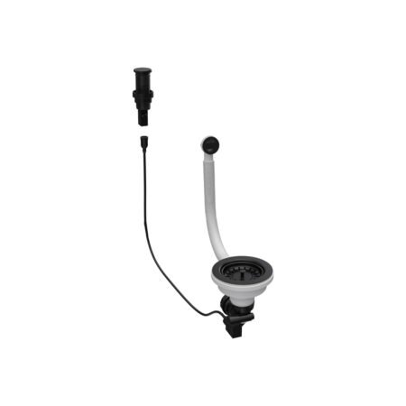 KAR. 8031873802776 Σύστημα χειριστήριο POP-UP μονής βαλβίδας Black KITASP-A-1VTELL-BK ELLECI