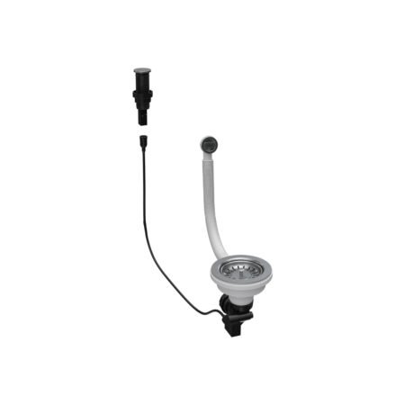 KAR. 8031873802769 Σύστημα χειριστήριο POP-UP μονής βαλβίδας Inox KITASP-A-1VTELL-IN ELLECI