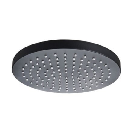 KAR. 5206836014166 Κεφαλή ντους Μαύρη KR-SH1 PRAXIS KARAG Ø20cm