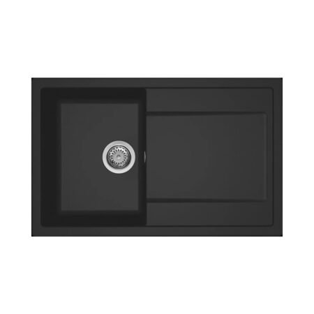 KAR. 8032557068099 Νεροχύτης κουζίνας LIFE 300 Nero 40 ELLECI 79x50cm