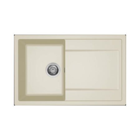 KAR. 8032557068143 Νεροχύτης κουζίνας LIFE 300 Bianco Antico 62 ELLECI 79x50cm