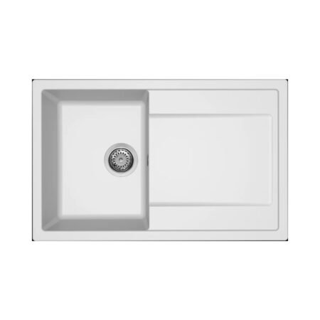 KAR. 8032557068150 Νεροχύτης κουζίνας LIFE 300 Bianco 68 ELLECI 79x50cm