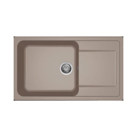 KAR. 8032557067948 Νεροχύτης κουζίνας LIFE 410 Tortora 43 ELLECI 86x50cm