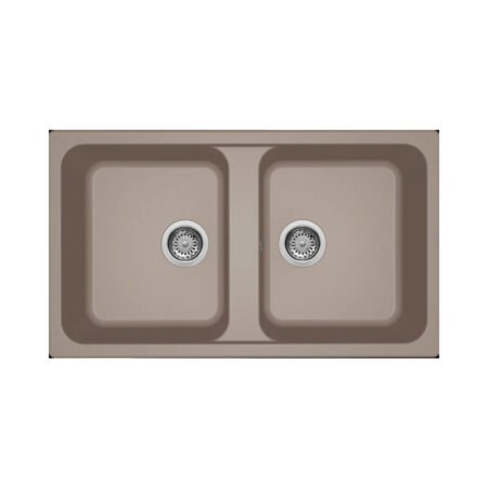 KAR. 8032557068181 Νεροχύτης κουζίνας LIFE 450 Tortora 43 ELLECI 86x50cm