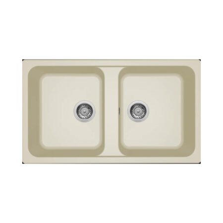 KAR. 8032557068228 Νεροχύτης κουζίνας LIFE 450 Bianco Antico 62 ELLECI 86x50cm