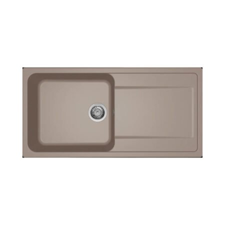 KAR. 8032557067863 Νεροχύτης κουζίνας LIFE 480 Tortora 43 ELLECI 100x50cm