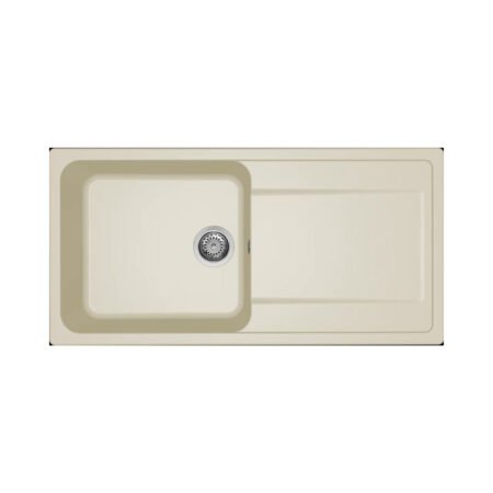 KAR. 8032557067900 Νεροχύτης κουζίνας LIFE 480 Bianco Antico 62 ELLECI 100x50cm