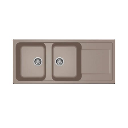 KAR. 8032557067788 Νεροχύτης κουζίνας LIFE 500 Tortora 43 ELLECI 116x50cm