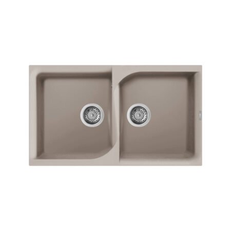 KAR. 8032861048008 Νεροχύτης κουζίνας EGO 450 Tortora 43 ELLECI 86x50cm