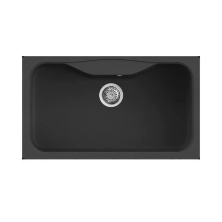 KAR. 8032557043423 Νεροχύτης κουζίνας FOX 360 Nero 40 ELLECI 86,3x50,3cm