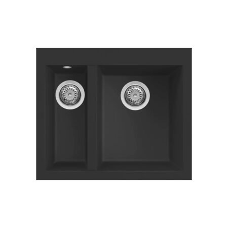 KAR. 8032861040569 Νεροχύτης κουζίνας QUADRA 150 Nero 40 ELLECI 59x50cm
