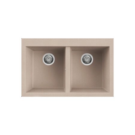KAR. 8032861042457 Νεροχύτης κουζίνας QUADRA 350 Avena 51 ELLECI 79x50cm