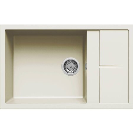 KAR. 8032557038238 Νεροχύτης κουζίνας UNICO 310 Bianco Antico 62 ELLECI 78x50cm