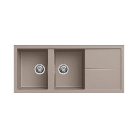 KAR. 8032557032922 Νεροχύτης κουζίνας UNICO 500 Tortora 43 ELLECI 116x50cm