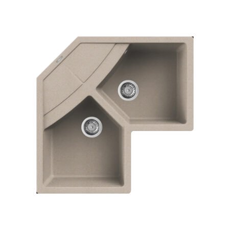KAR. 8031873069940 Νεροχύτης κουζίνας UNICO Corner Avena 51 ELLECI 83x83cm