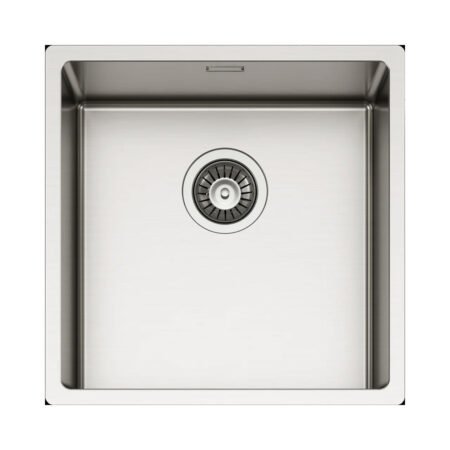 KAR. 8031873604844 Νεροχύτης κουζίνας ανοξείδωτος ESPRIT 400 Satinato ELLECI 44x44cm