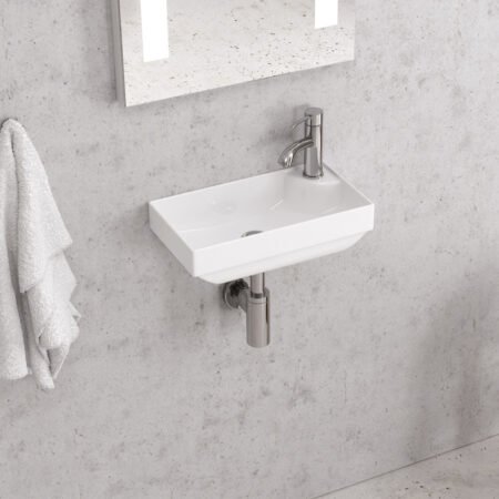KAR. 5206836013091 Νιπτήρας αναρτώμενος LITOS 2240 KARAG 40x22x11cm