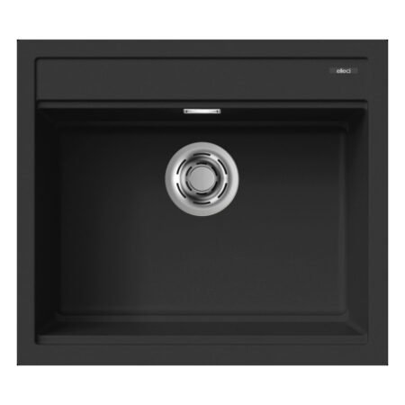 KAR. 8032557029427 Νεροχύτης κουζίνας BEST 105 Black 86 ELLECI 57x51cm