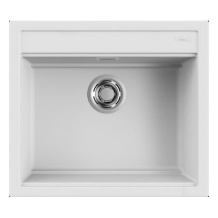 KAR. 8032861020479 Νεροχύτης κουζίνας BEST 105 White 96 ELLECI 57x51cm