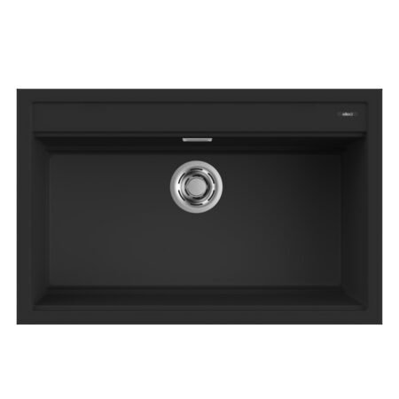 KAR. 8032557027140 Νεροχύτης κουζίνας BEST 130 Black 86 ELLECI 79x51cm