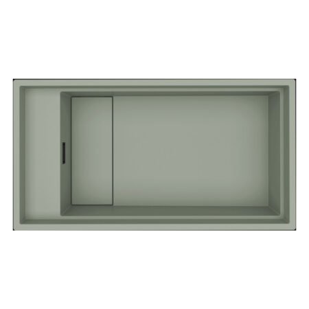 KAR. 8032557029540 Νεροχύτης κουζίνας DIALOGO 360 Sage Green 82 ELLECI 86x46cm