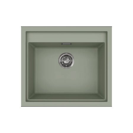 KAR. 8032557029656 Νεροχύτης κουζίνας SINTESI 105 Sage Green 82 ELLECI 57x50cm