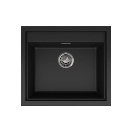 KAR. 8032557028871 Νεροχύτης κουζίνας SINTESI 105 Black 86 ELLECI 57x50cm