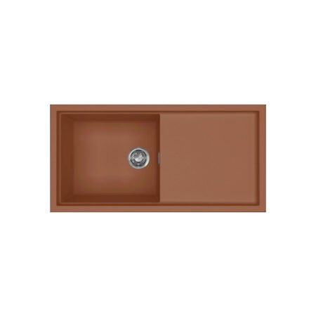 KAR. 8032557028734 Νεροχύτης κουζίνας SINTESI 480 Cavern Clay 83 ELLECI 100x50cm