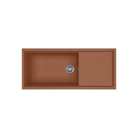KAR. 8032557028680 Νεροχύτης κουζίνας SINTESI 510 Cavern Clay 83 ELLECI 116x50cm