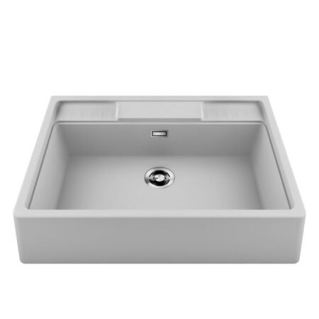 KAR. 8032861020684 Νεροχύτης κουζίνας SPAZIO 900 White 96 ELLECI 90x63,5cm