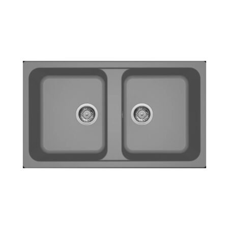 KAR. 8032557110316 Νεροχύτης κουζίνας LIFE 450 Titanium 73 ELLECI 86x50cm