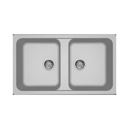 KAR. 8032557110323 Νεροχύτης κουζίνας LIFE 450 Aluminium 79 ELLECI 86x50cm