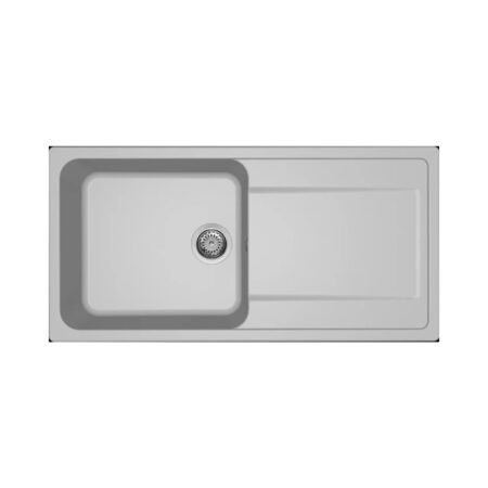 KAR. 8032557110200 Νεροχύτης κουζίνας LIFE 480 Aluminium 79 ELLECI 100x50cm