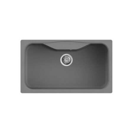 KAR. 8032861951308 Νεροχύτης κουζίνας FOX 360 Titanium 73 ELLECI 86,3x50,3cm