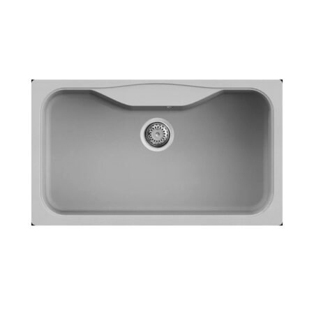KAR. 8032557953050 Νεροχύτης κουζίνας FOX 360 Aluminium 79 ELLECI 86,3x50,3cm
