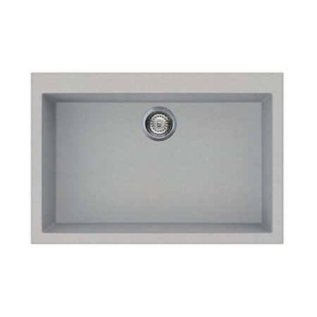 KAR. 8032861955610 Νεροχύτης κουζίνας QUADRA 130 Titanium 73 ELLECI 79x50cm