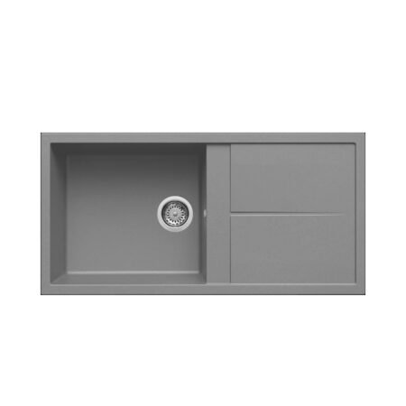 KAR. 8031873110499 Νεροχύτης κουζίνας UNICO 480 Titanium 73 ELLECI 100x50cm
