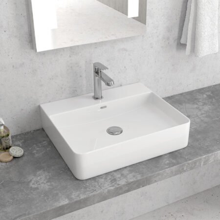 KAR. 5206836561417 Νιπτήρας επικαθήμενος LT 2173-S KARAG 50x42x12cm