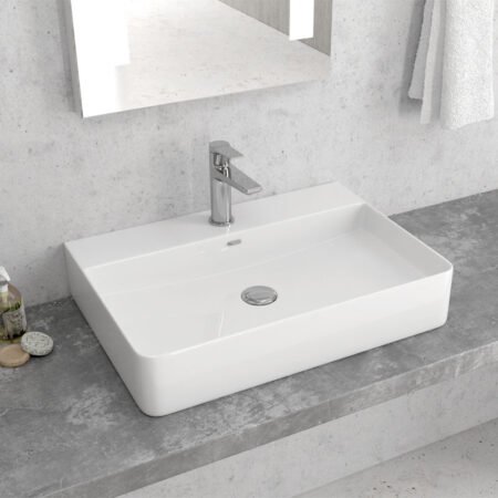 KAR. 5206836561400 Νιπτήρας επικαθήμενος LT 2173 KARAG 60x42x12cm