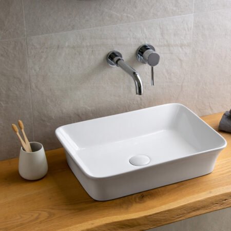 KAR. 5206836658766 Νιπτήρας επικαθήμενος LT 2261 KARAG 49x35x11cm