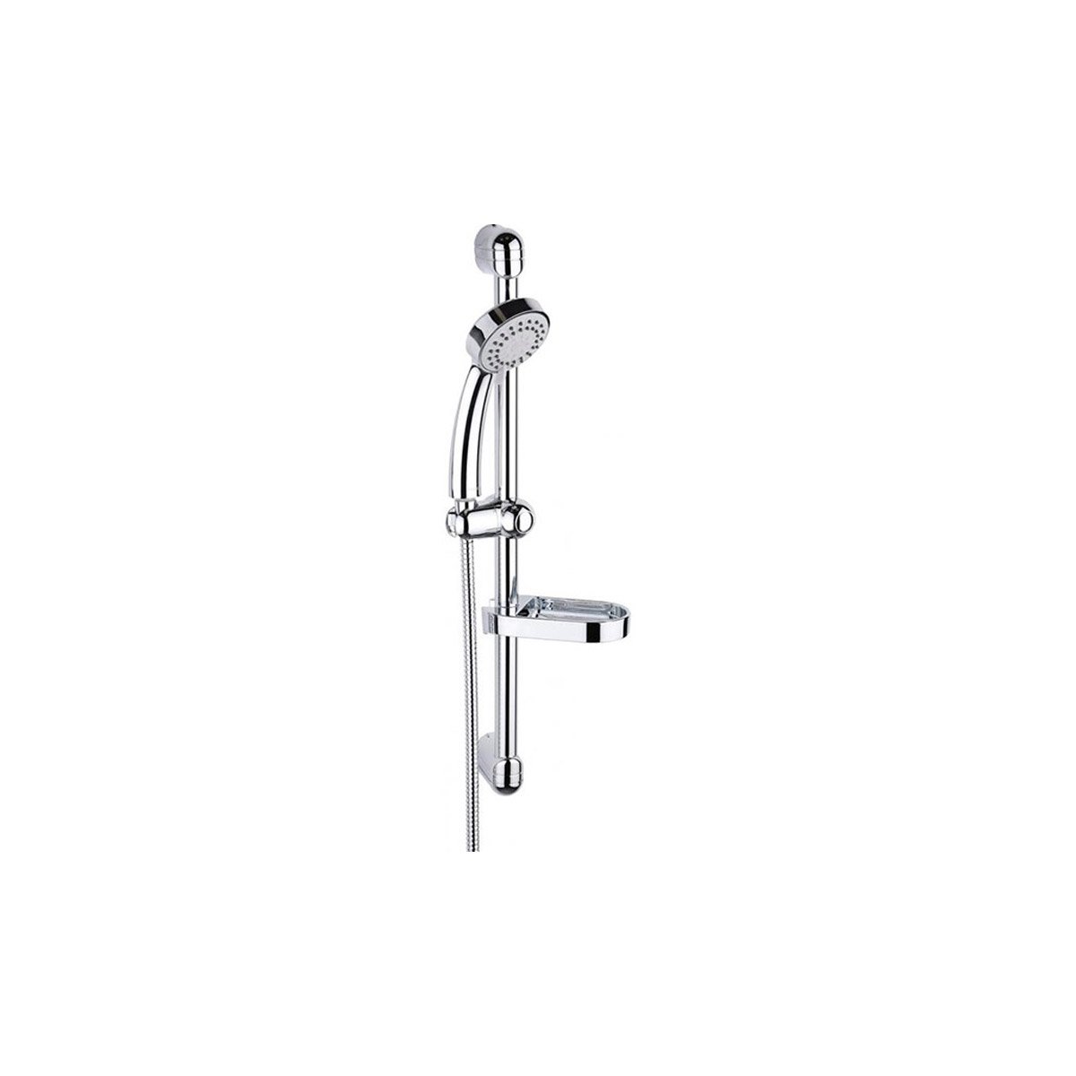 KAR. 5902194947893 Κολόνα ντους με ράφι και τηλέφωνο EGO N150B FERRO
