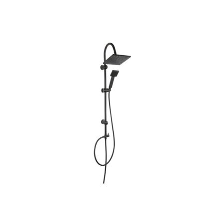 KAR. 5902194985604 Κολόνα σταθερού ντους SQUERTO Black NP22-BL FERRO