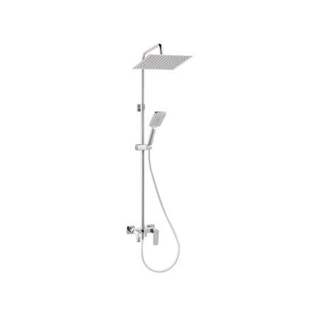 KAR. 5903738210411 Μπαταρία σταθερού ντους ALGEO SQUARE NP80-BAQ13U FERRO