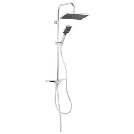 KAR. 5903738225668 Κολόνα σταθερού ντους KANTO Verdeline Χρωμέ NP94VL FERRO