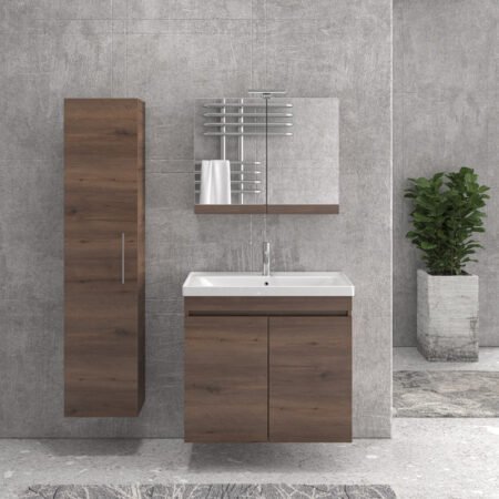 KAR. 5206836629827 Βάση με δύο πόρτες Brown 8702 NEW SAVA 80 KARAG 77,5x44,5x63cm