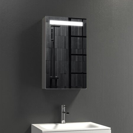 KAR. 5206836400761 Καθρέπτης ερμάριο με φωτισμό PIC007 KARAG 67x40x15cm