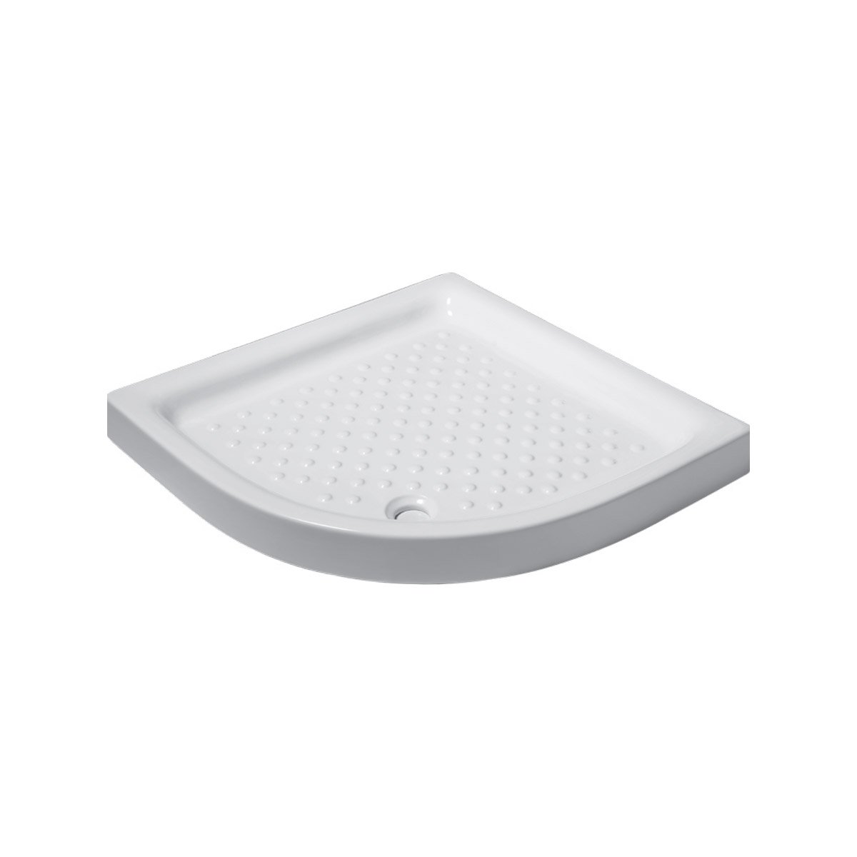 KAR. 5206836100258 Ντουζιέρα ημικυκλική πορσελάνης PORCELAIN KARAG 80x80x9cm