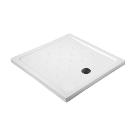 KAR. 5206836100050 Ντουζιέρα τετράγωνη πορσελάνης PORCELAIN FLAT KARAG 90x90x6,5cm
