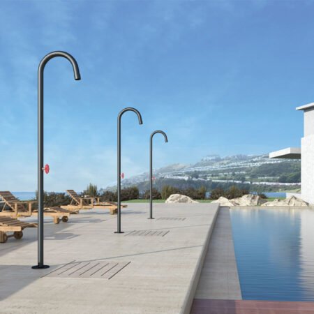 KAR. 5206836066264 Κολόνα ντους εξωτερικού χώρου PYLON Black