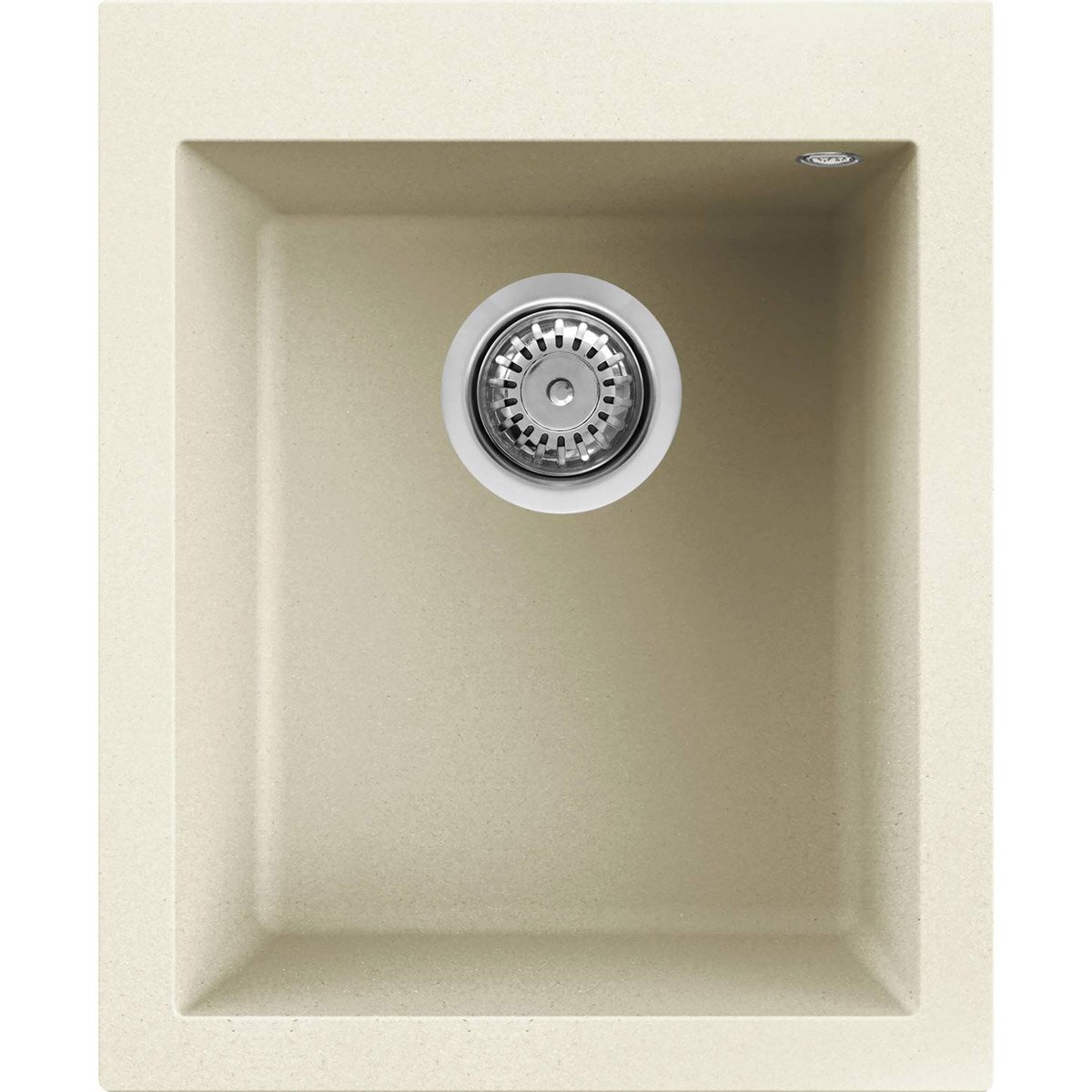 KAR. 8032861055129 Νεροχύτης κουζίνας QUADRA 100 Bianco Antico 62 ELLECI 41x50cm